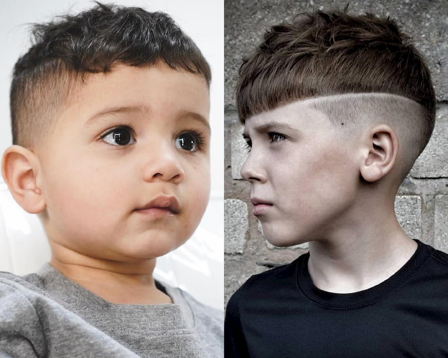 В случае со вторым вариантом покажите ребенку, как укладывать волосы (фото с haircutinspiration.com)